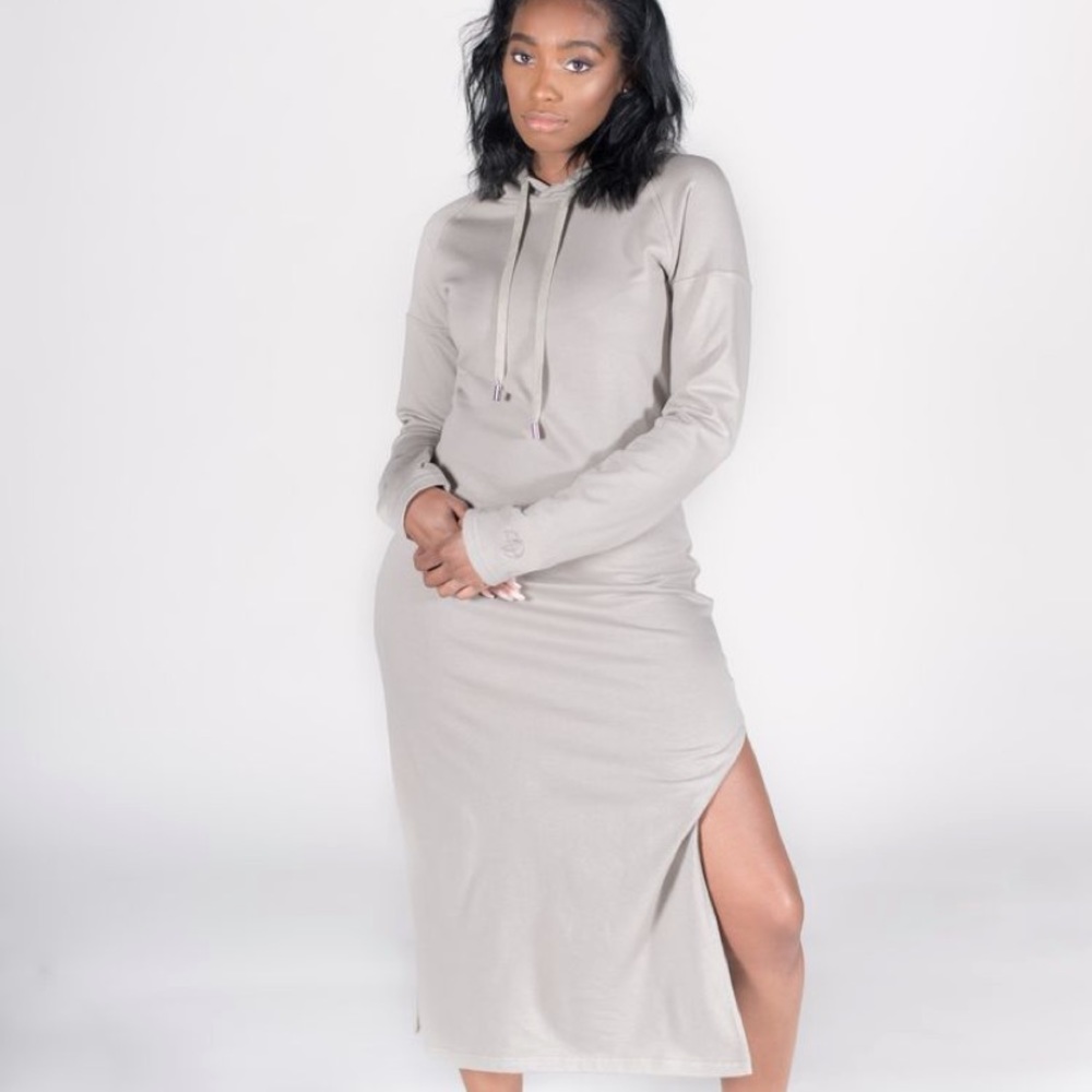 Lovello Hoodie Dress w/ Slits